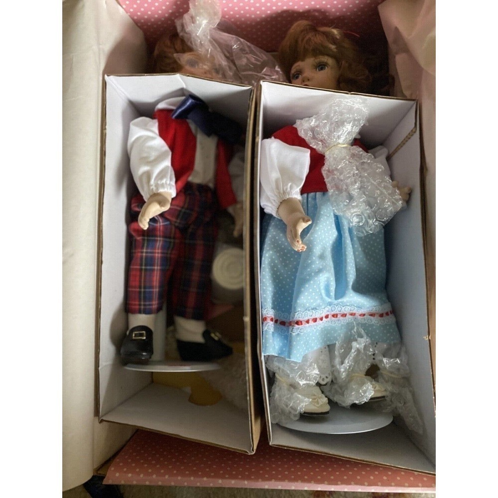 Paradise Galleries Jack & Jill Porcelain Dolls Treasury Collection Premiere Ed